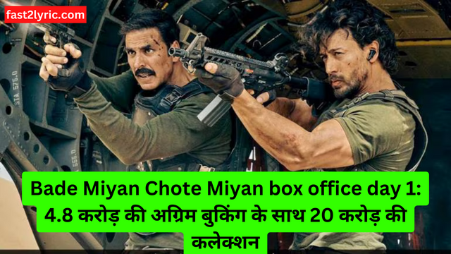 Bade Miyan Chote Miyan box office day 1